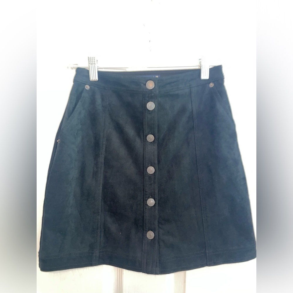 NWOT ABERCROMBIE FAUX SUEDE MINI